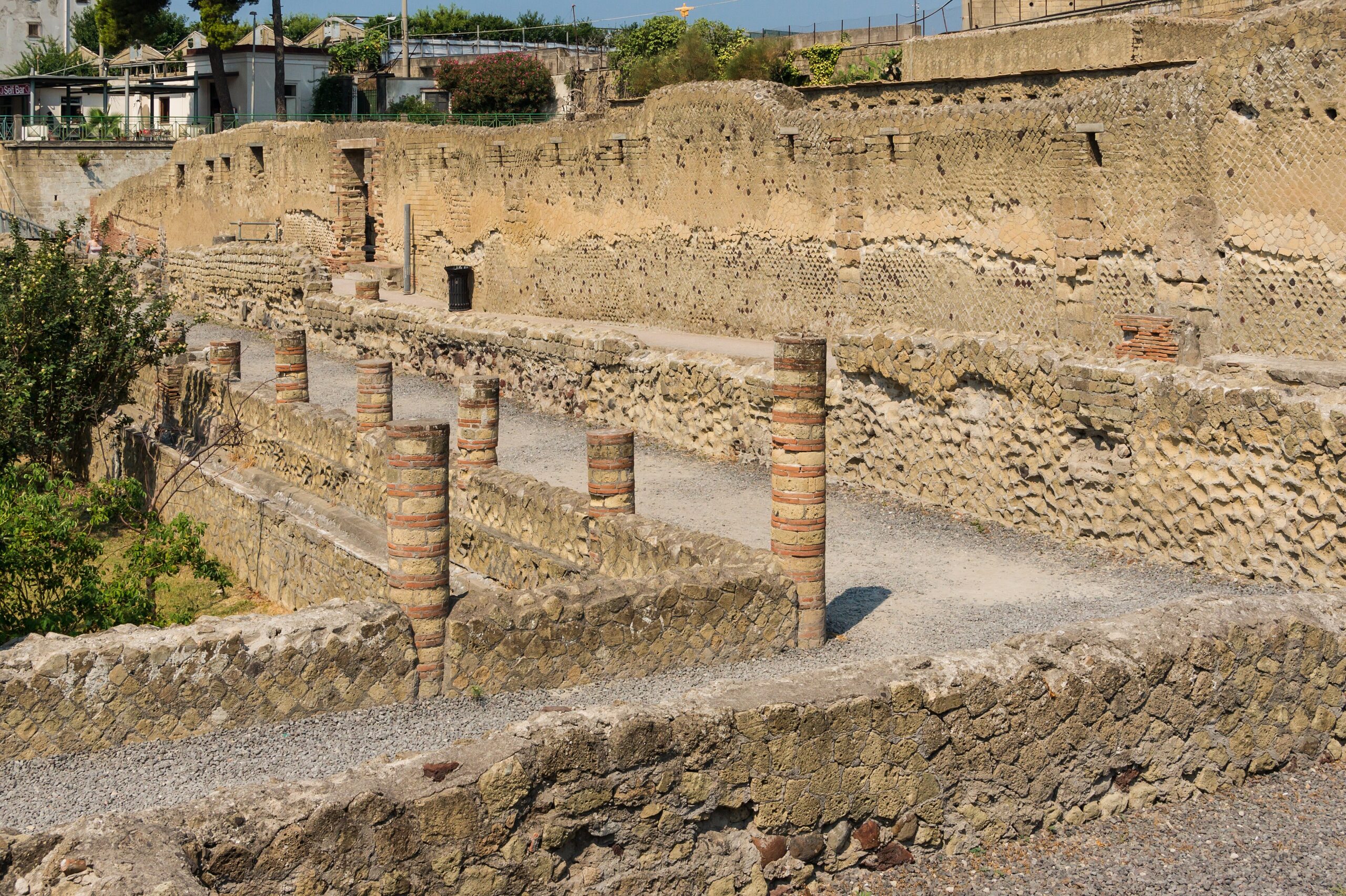 Vista degli Scavi di Ercolano
