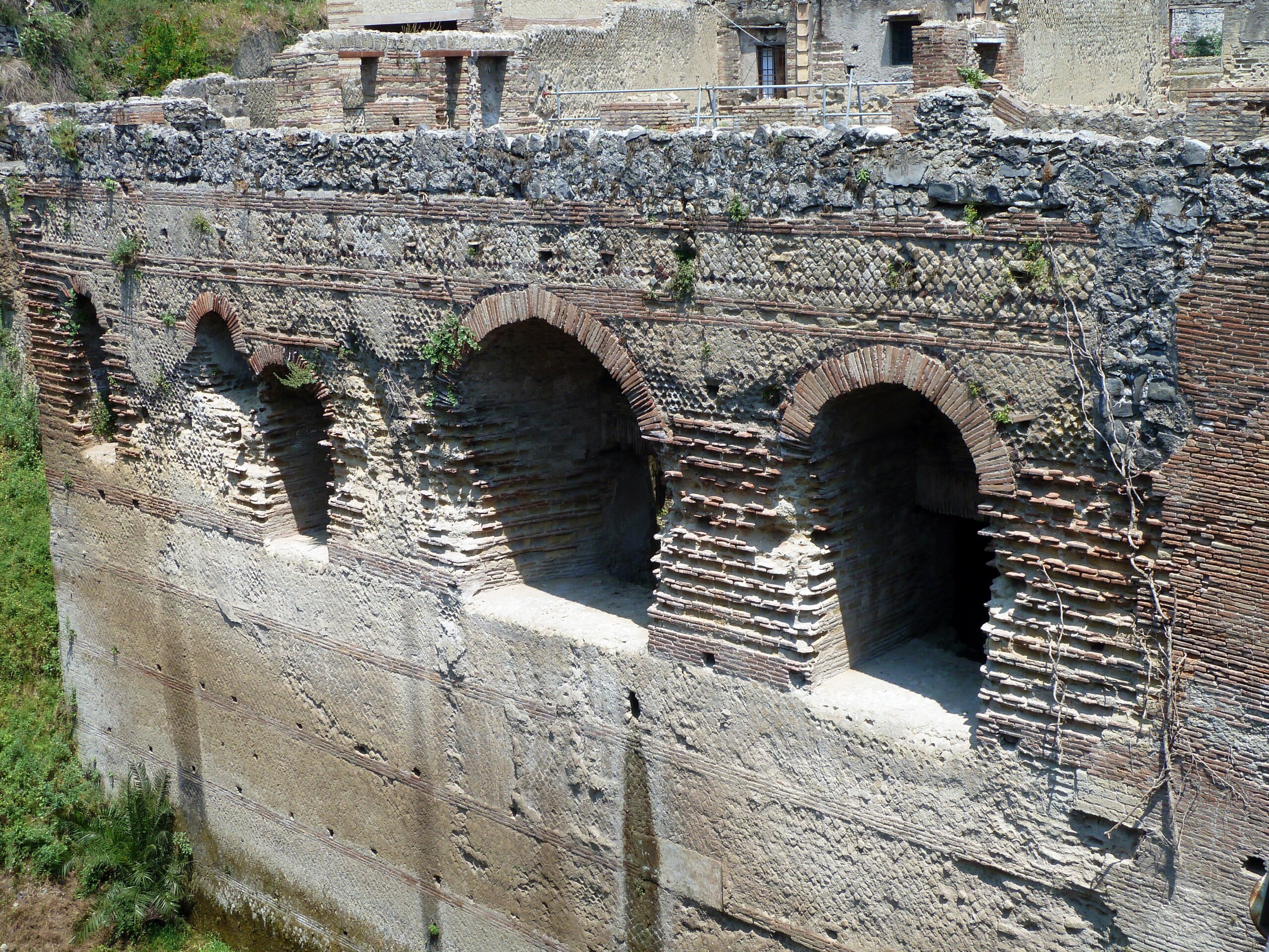 L'area degli scavi di Ercolano