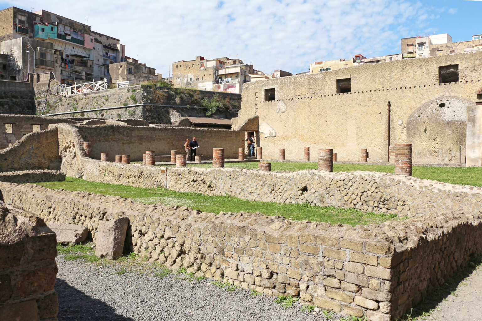 La palestra delle Terme Centrali di Ercolano